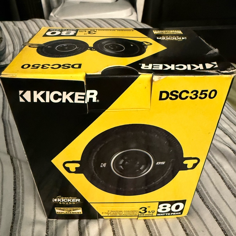 Kicker DSC350 3 1/2 speaker 80 WATTS PEAK